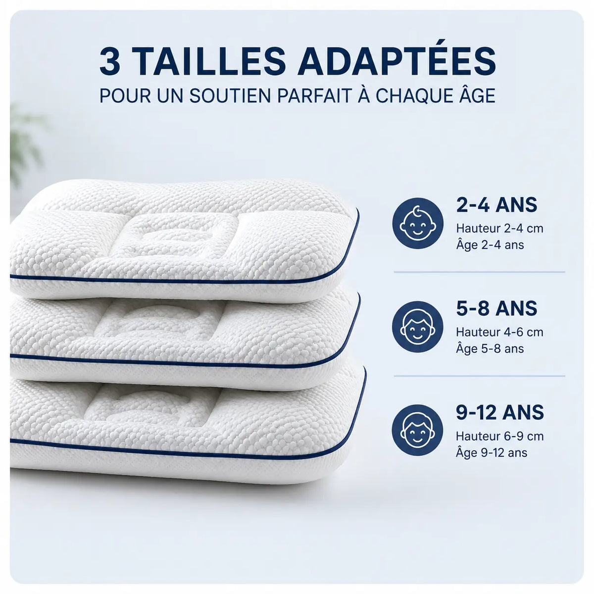 MÖLI - Oreiller ergonomique pour enfant