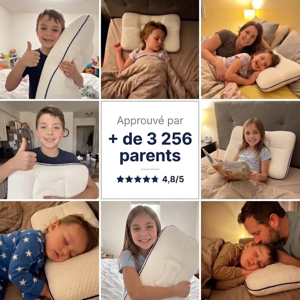 MÖLI - Oreiller ergonomique pour enfant